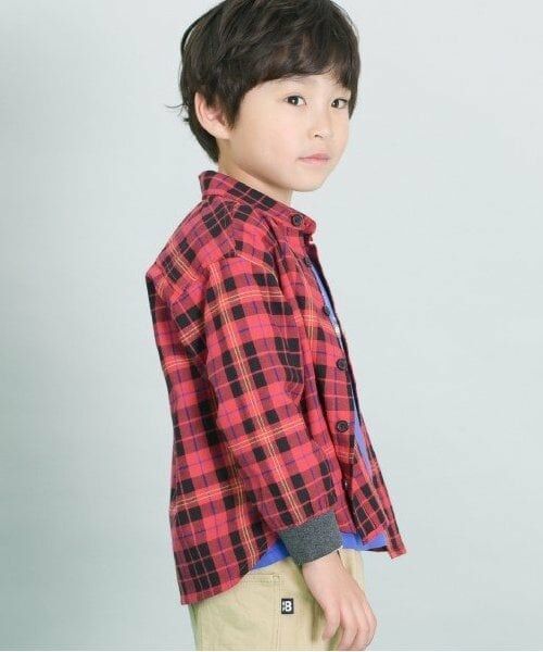 KP / ケーピー シャツ・ブラウス | KPBOY 先染めチェック長袖シャツ(90～150) | 詳細12