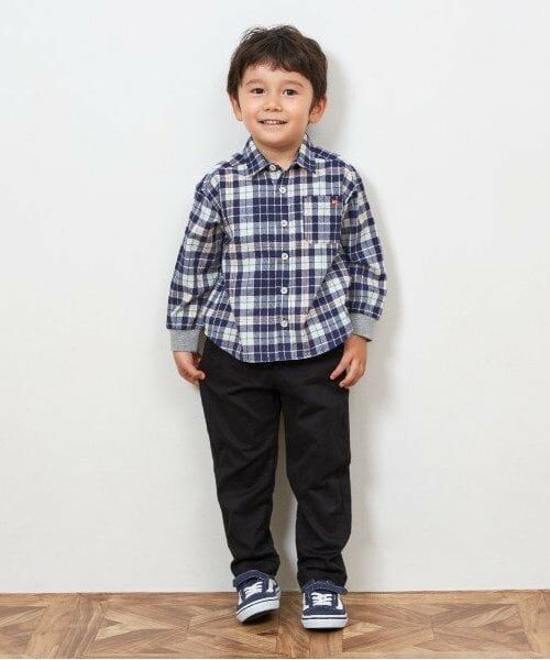 KP / ケーピー シャツ・ブラウス | KPBOY 先染めチェック長袖シャツ(90～150) | 詳細13