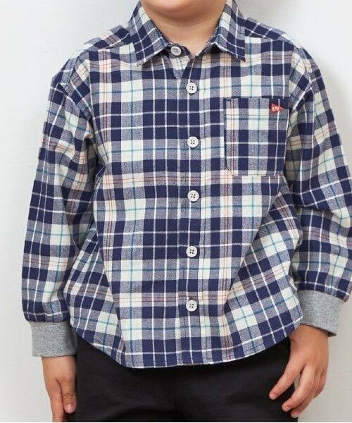 KP / ケーピー シャツ・ブラウス | KPBOY 先染めチェック長袖シャツ(90～150) | 詳細14