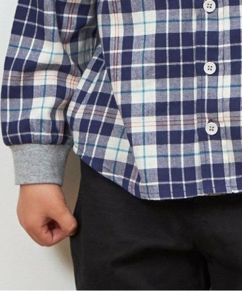 KP / ケーピー シャツ・ブラウス | KPBOY 先染めチェック長袖シャツ(90～150) | 詳細15