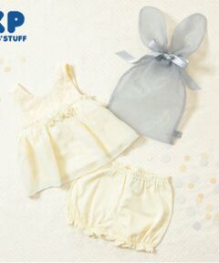 KP / ケーピー ベビー・キッズウエア | KP うさ耳ギフト袋付きエプロンドレス＆ブルマセット