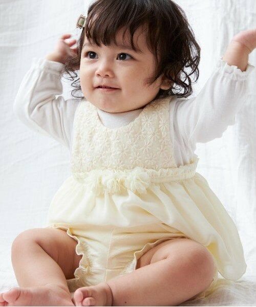 KP / ケーピー ベビー・キッズウエア | KP うさ耳ギフト袋付きエプロンドレス＆ブルマセット | 詳細9