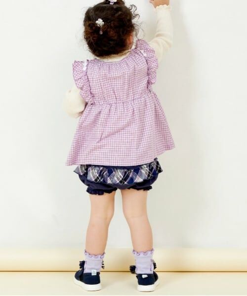 KP / ケーピー ベビー・キッズウエア | KP うさぎチェック半袖ワンピブルマセット(80～100) | 詳細11