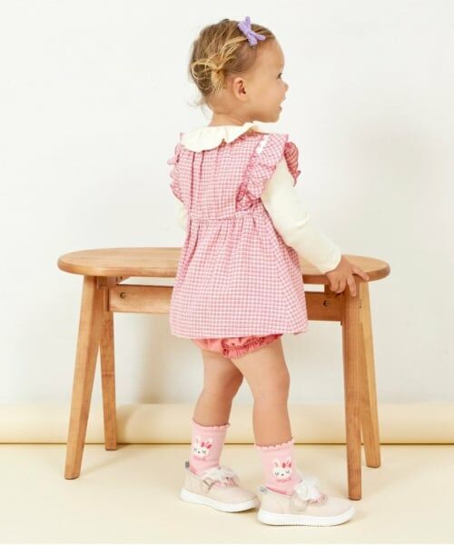 KP / ケーピー ベビー・キッズウエア | KP うさぎチェック半袖ワンピブルマセット(80～100) | 詳細13