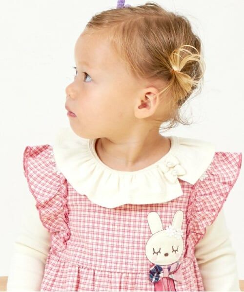 KP / ケーピー ベビー・キッズウエア | KP うさぎチェック半袖ワンピブルマセット(80～100) | 詳細14