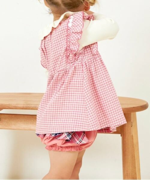 KP / ケーピー ベビー・キッズウエア | KP うさぎチェック半袖ワンピブルマセット(80～100) | 詳細16