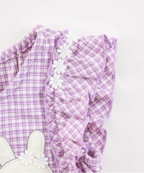 KP / ケーピー ベビー・キッズウエア | KP うさぎチェック半袖ワンピブルマセット(80～100) | 詳細3