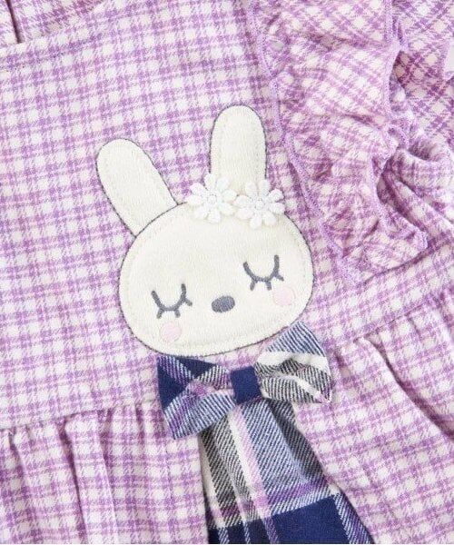 KP / ケーピー ベビー・キッズウエア | KP うさぎチェック半袖ワンピブルマセット(80～100) | 詳細4