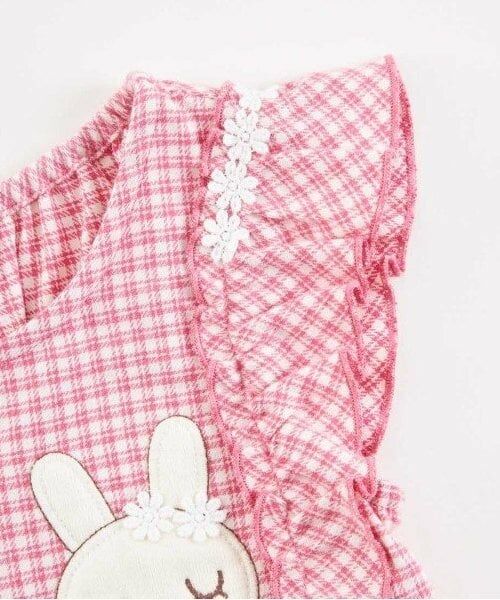 KP / ケーピー ベビー・キッズウエア | KP うさぎチェック半袖ワンピブルマセット(80～100) | 詳細6