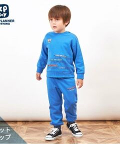 KP / ケーピー スウェット | KPBOY 電車刺しゅうミニ裏毛上下セット(80～120)