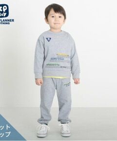 KP / ケーピー スウェット | KPBOY 電車刺しゅうミニ裏毛上下セット(80～120)