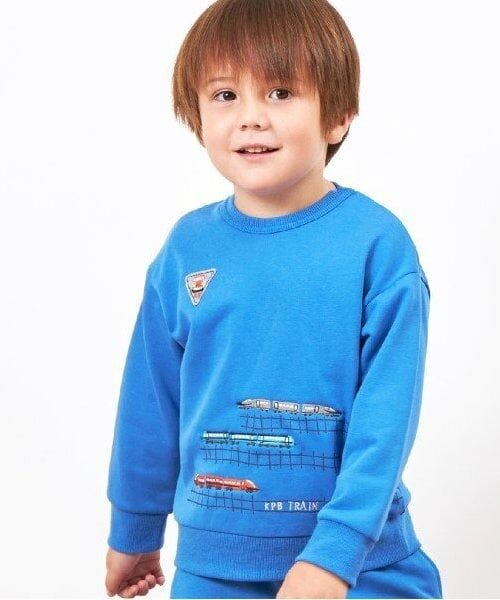 KP / ケーピー スウェット | KPBOY 電車刺しゅうミニ裏毛上下セット(80～120) | 詳細5