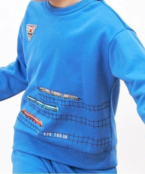 KP / ケーピー スウェット | KPBOY 電車刺しゅうミニ裏毛上下セット(80～120) | 詳細6
