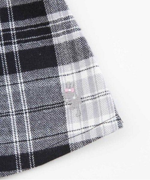 KP / ケーピー Tシャツ | KP チェック肩リボン付ドッキングチュニック(80～150) | 詳細4