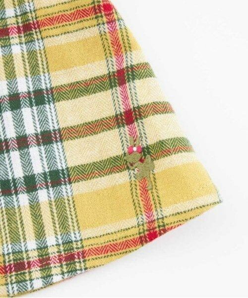 KP / ケーピー Tシャツ | KP チェック肩リボン付ドッキングチュニック(80～150) | 詳細6