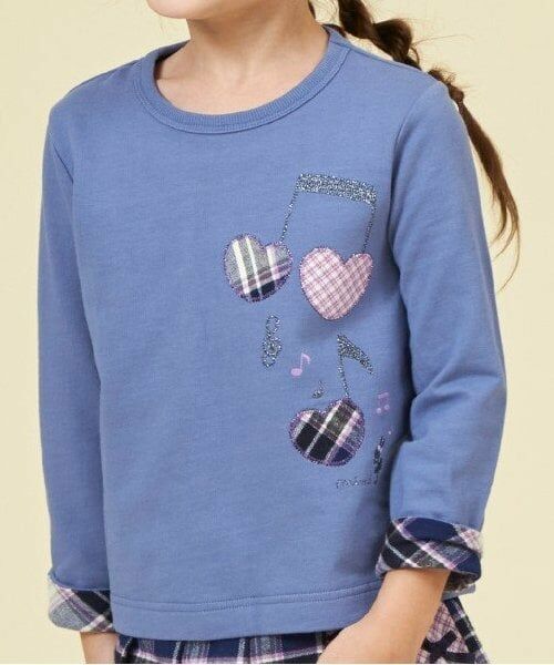 KP / ケーピー スウェット | KP 音符モチーフトレーナー(90～150) | 詳細12