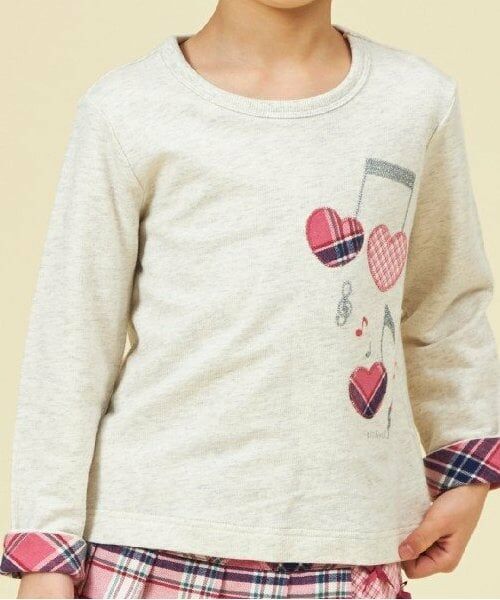 KP / ケーピー スウェット | KP 音符モチーフトレーナー(90～150) | 詳細8