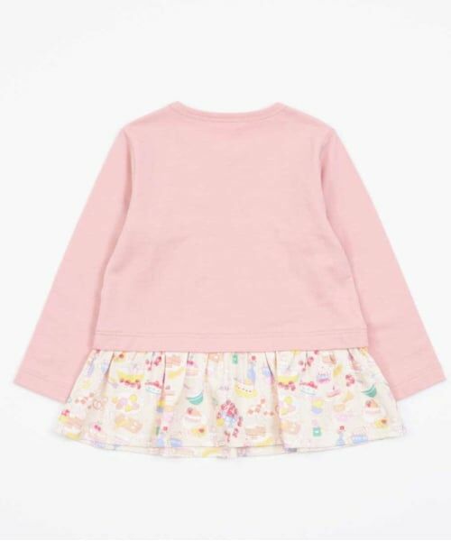KP / ケーピー スウェット | KP うさぎスイーツ柄切り替え長袖チュニック(80～150) | 詳細14