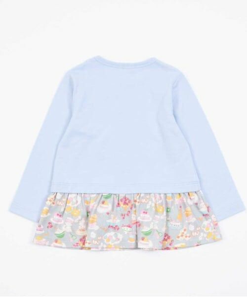 KP / ケーピー スウェット | KP うさぎスイーツ柄切り替え長袖チュニック(80～150) | 詳細15