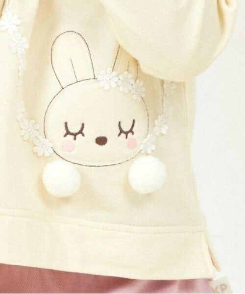 KP / ケーピー スウェット | KP うさぎポシェットモチーフトレーナー(80～120) | 詳細6