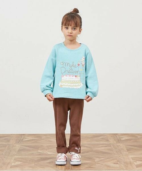 KP / ケーピー スウェット | KP パティシエうさぎケーキトレーナー(80～140) | 詳細1