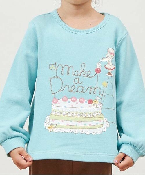 KP / ケーピー スウェット | KP パティシエうさぎケーキトレーナー(80～140) | 詳細2