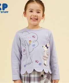 KP / ケーピー スウェット | KP うさぎりんごアップリケスカラップトレーナー(80～140)