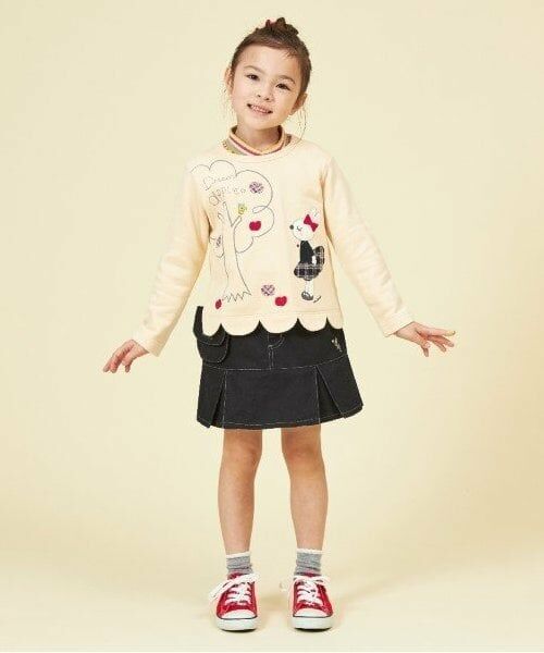 KP / ケーピー スウェット | KP うさぎりんごアップリケスカラップトレーナー(80～140) | 詳細13