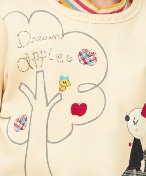 KP / ケーピー スウェット | KP うさぎりんごアップリケスカラップトレーナー(80～140) | 詳細16