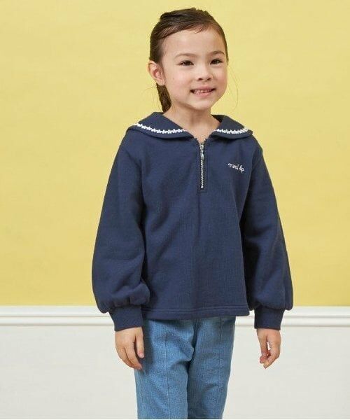KP / ケーピー スウェット | KP セーラーカラートレーナー(100～160) | 詳細11