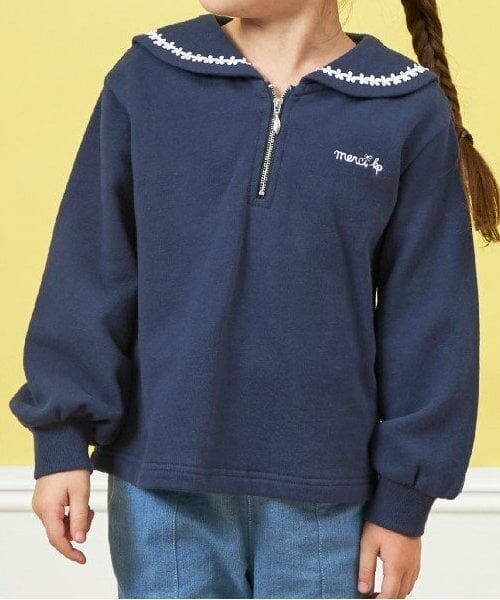 KP / ケーピー スウェット | KP セーラーカラートレーナー(100～160) | 詳細13