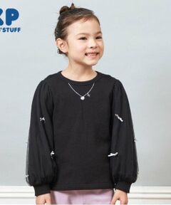 KP / ケーピー スウェット | KP リボンチュール袖トレーナー(100～150)