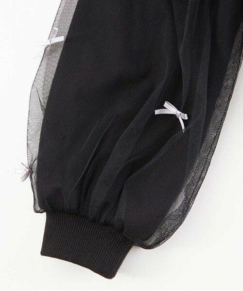 KP / ケーピー スウェット | KP リボンチュール袖トレーナー(100～150) | 詳細10