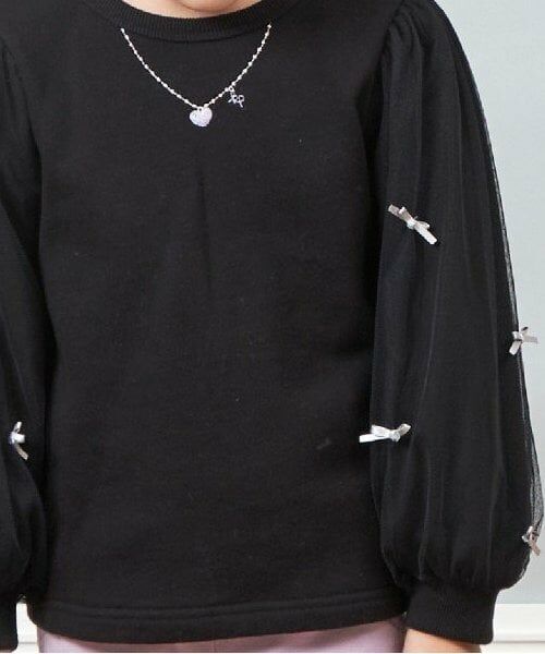 KP / ケーピー スウェット | KP リボンチュール袖トレーナー(100～150) | 詳細18