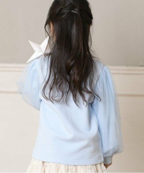 KP / ケーピー スウェット | KP リボンチュール袖トレーナー(100～150) | 詳細6