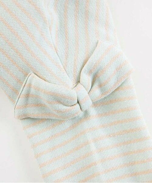 KP / ケーピー スウェット | KP 袖リボンラメボーダートレーナー(100～150) | 詳細15