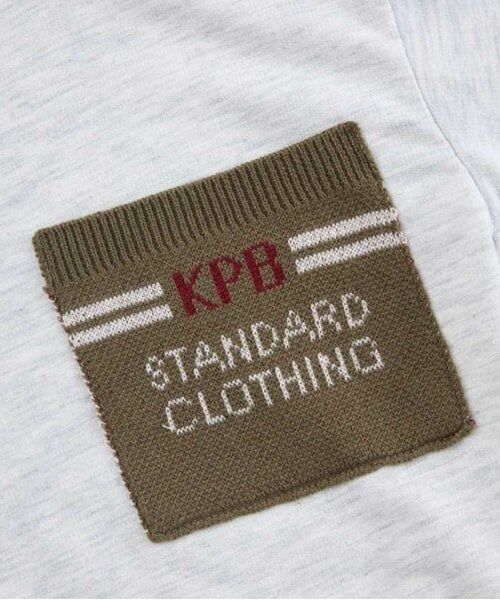 KP / ケーピー スウェット | KPBOY チェックとミニ裏毛のレイヤード風トレーナー(90～160) | 詳細5