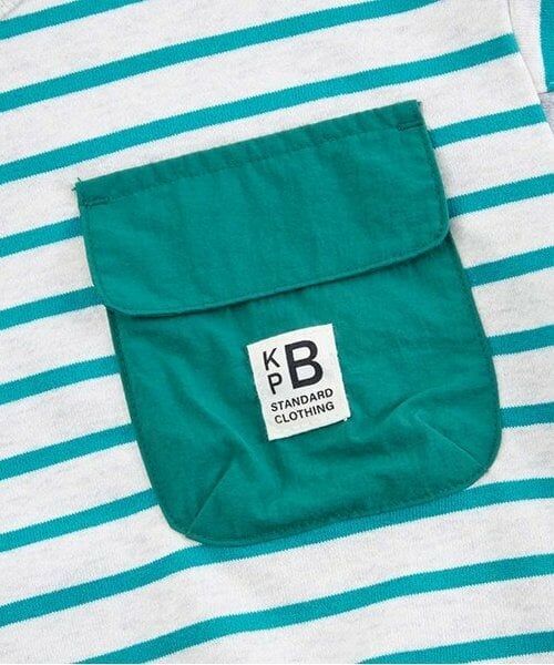 KP / ケーピー スウェット | KPBOY ミニ裏毛ポケット付きボーダートレーナー(90～160) | 詳細6