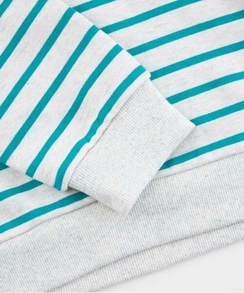 KP / ケーピー スウェット | KPBOY ミニ裏毛電車モチーフのボーダートレーナー(80～110) | 詳細12