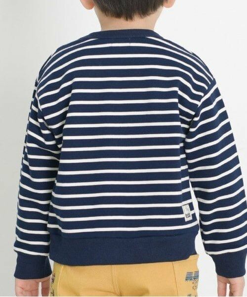 KP / ケーピー スウェット | KPBOY ミニ裏毛電車モチーフのボーダートレーナー(80～110) | 詳細4