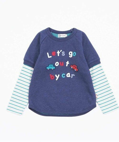 KP / ケーピー スウェット | KPBOY 車モチーフの裏毛トレーナー(80～110) | 詳細1