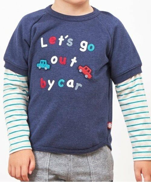 KP / ケーピー スウェット | KPBOY 車モチーフの裏毛トレーナー(80～110) | 詳細12