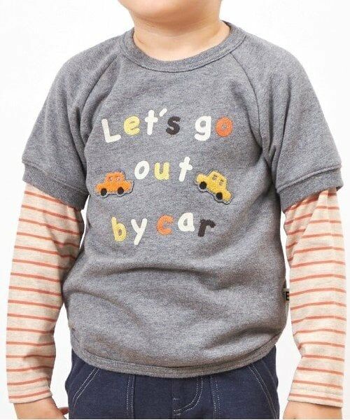 KP / ケーピー スウェット | KPBOY 車モチーフの裏毛トレーナー(80～110) | 詳細15