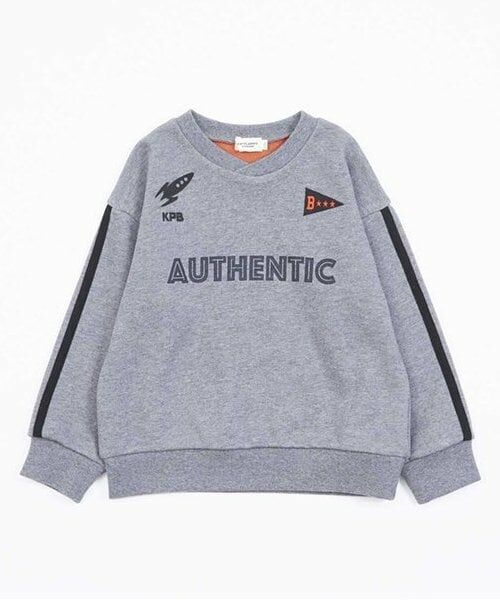 KP / ケーピー スウェット | KPBOY 衿重ね合わせの裏毛トレーナー(110～140) | 詳細2
