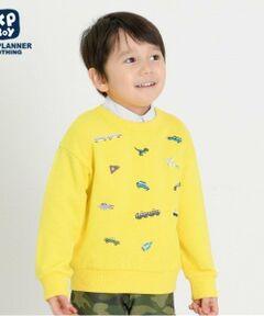 KP / ケーピー スウェット | KPBOY 乗り物恐竜刺しゅうの裏毛トレーナー(80～150)