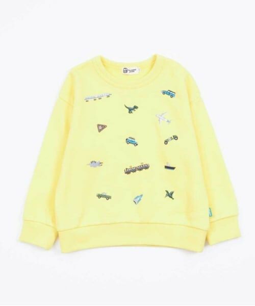 KP / ケーピー スウェット | KPBOY 乗り物恐竜刺しゅうの裏毛トレーナー(80～150) | 詳細12