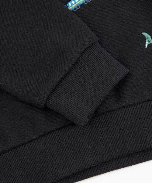 KP / ケーピー スウェット | KPBOY 乗り物恐竜刺しゅうの裏毛トレーナー(80～150) | 詳細14