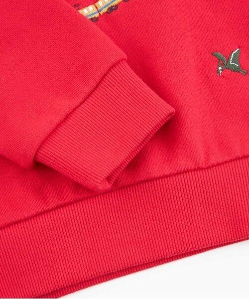 KP / ケーピー スウェット | KPBOY 乗り物恐竜刺しゅうの裏毛トレーナー(80～150) | 詳細16