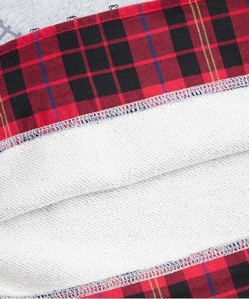 KP / ケーピー スウェット | KPBOY 電車刺しゅうの裾切り替え裏毛トレーナー(80～150) | 詳細10