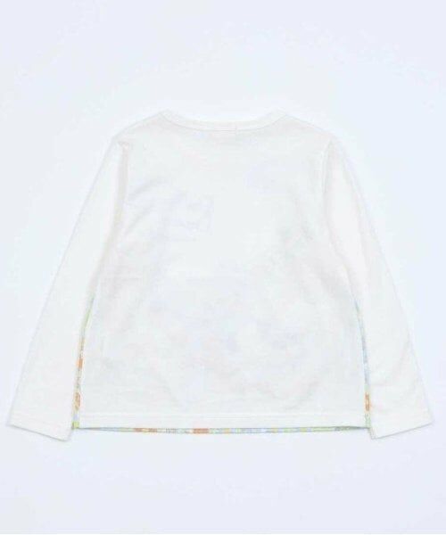 KP / ケーピー Tシャツ | KP お花柄パネル長袖Tシャツ(80～140) | 詳細1